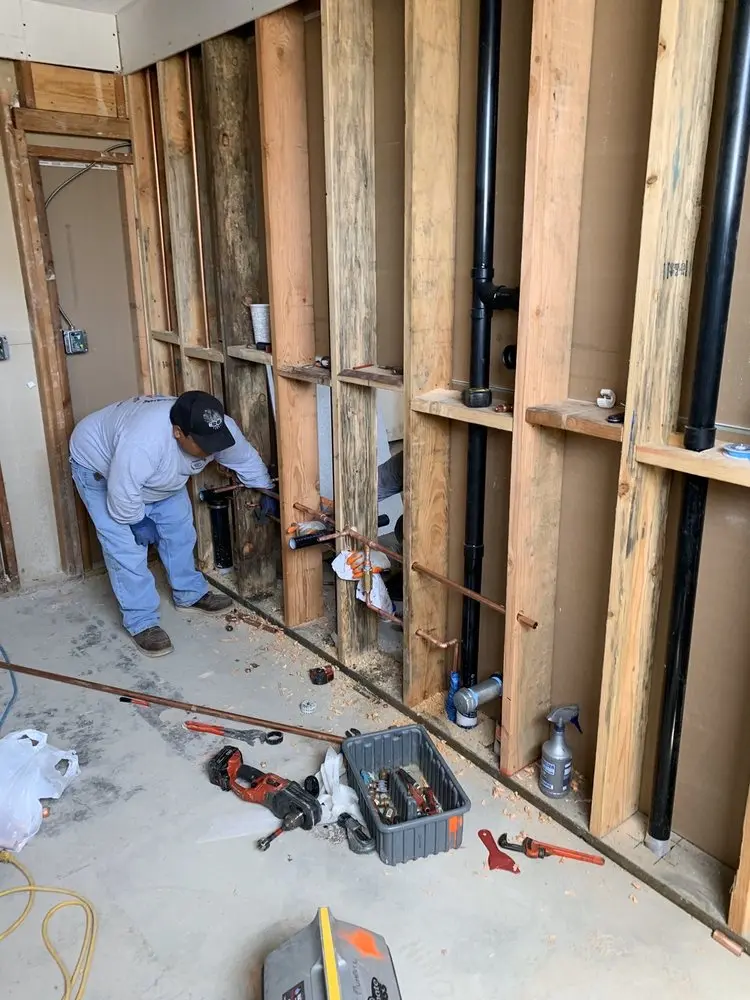 Commercial rough-in plumbing for Commercial Plumbing in Paxon